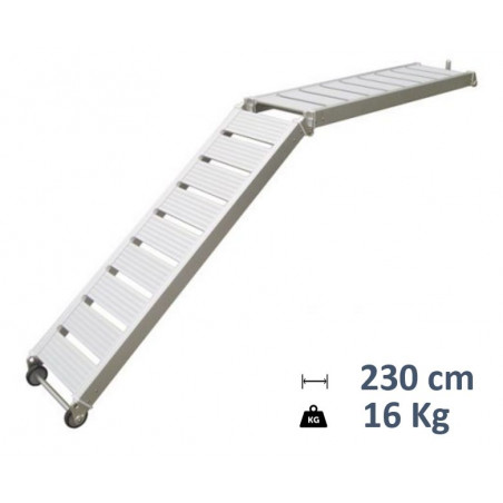 Klappbare Aluminium-Gangway - 230 cm