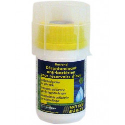 Antibakterielles Dekontaminiermittel für Wassertanks Bactend 125 ml - Matt Chem