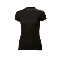 Thermo-Tee-shirt für Damen Lifa Crew von Helly hansen - schwarz