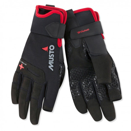 Handschuhe lange Finger Performance Gripflex - MUSTO - schwarz