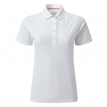 Sehr leichtes Poloshirt mit UV-Schutz 50+  für Damen - UV008 - weiß - Gill