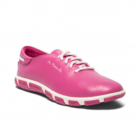 JAZARU Leder, magentarot - Damen Sport-Deckschuhe von tbs