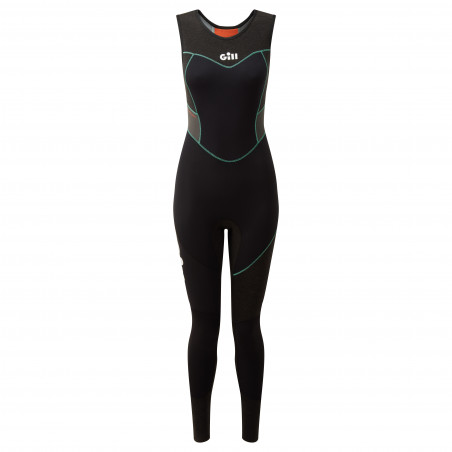 Damen-Anzug Zentherm aus 3mm Neopren Ecoflex für Segeljollen von Gill - schwarz
