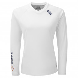 T-Shirt mit langen Ärmeln und UV50+ Schutz RACE für Herren - Gill - weiß
