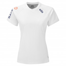 T-Shirt mit kurzen Ärmeln und UV50+ Schutz RACE für Herren - Gill - weiß