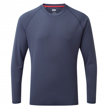 Segel-T-Shirt UV50+ Protect lange Ärmel ozeanblau - Gill