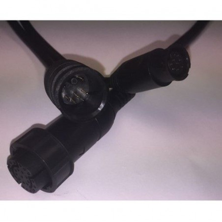 Y-Adapterkabel für Downvision- und CP370-Geber (25-Pin auf 8-/9-Pin)