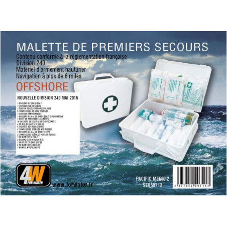 Trousse de secours PACIFIC hauturière 4WATER