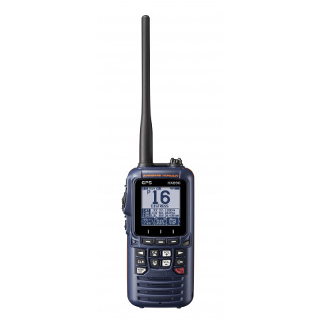 UKW Handfunkgerät HX890E GPS DSC Marineblau - Standard Horizon