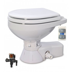 Elektrische geräuscharme Bordtoilette Quiet Flush Compact für Süßwasser von Jabsco