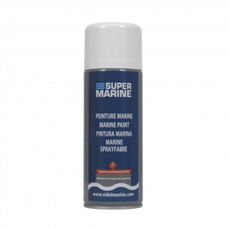 MATT WHITE SPRAY PAINT - SUPERMARINE