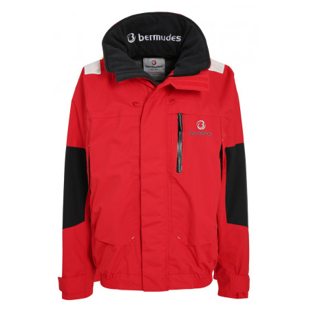 INSHORE JACKE MIT NETZFUTTER ROT - BERMUDES