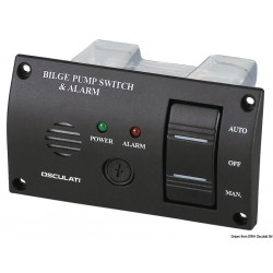 Schalter für Bilgenpumpen mit Alarmsignal