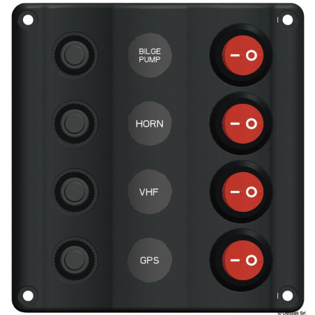 ELEKTROPANEEL WAVE DESIGN 4 - 6 UND 8 SCHALTER