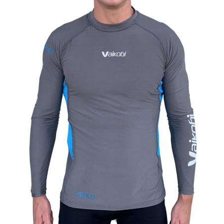 Top Unisex VCOLD BASE thermal grau blau VAIKOBI