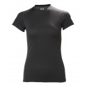 Technisches Kurzarm-T-Shirt Schwarz für Damen – HELLY HANSEN