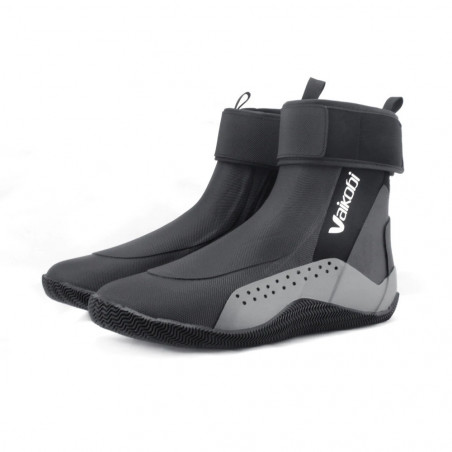 Schwarze Neopren-Boots VAIKOBI