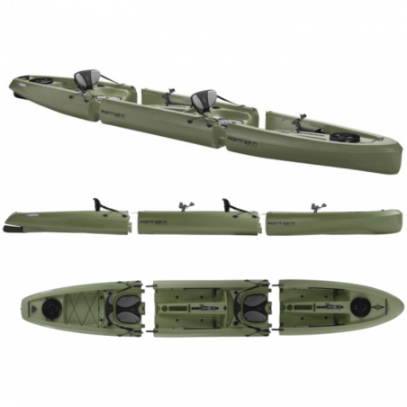 Modular Kayak Point 65 Mojito TANDEM Angler Angeln Grün