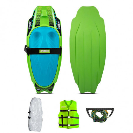 Planche de kneeboard jobe slash lime green pack