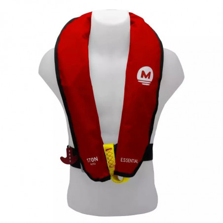 Aufblasbare Automatik-Rettungsweste ohne D-Ring 170 N - rot - Orangemarine