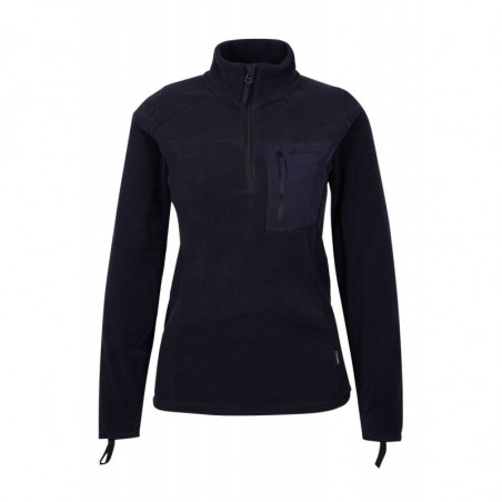 Polartec Fleece-Sweatshirt mit Reißverschluss Molene Schwarz - BERMUDES
