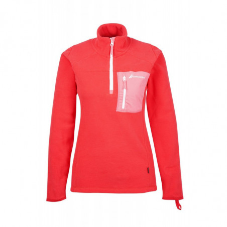 Polartec Fleece-Sweatshirt mit Reißverschluss molene coral - BERMUDES