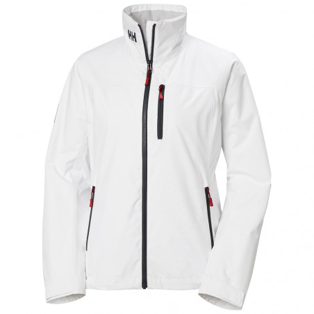 Crew Doublee Fleece-Jacke Frau weiß - helly hansen