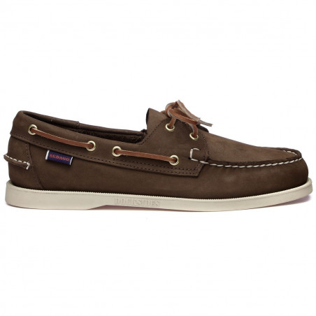Bootsschuhe Docksides portland nubuck dark brown - sebago