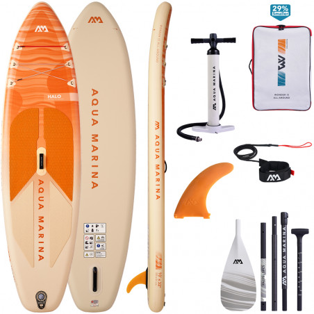 Aufblasbares Paddel ultraleicht aqua marina halo tpu 10.0