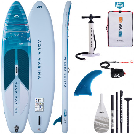 Aufblasbares Paddel ultraleicht aqua marina airo tpu 11.0