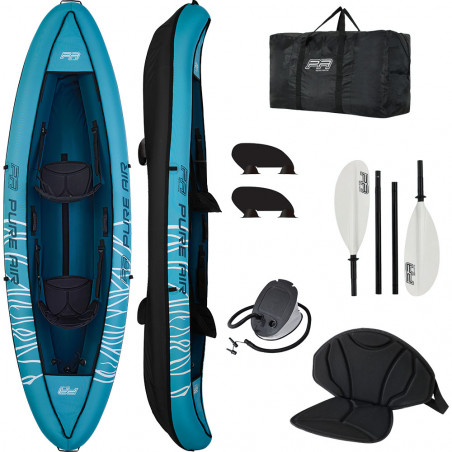 AUFBLASBARES KAJAK AQUA MARINA PURE AIR SPARKLE 2 PERSONEN