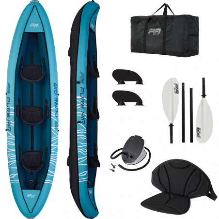 Aufblasbares Kajak aqua marina pure air sparkle 3-Sitzer 390