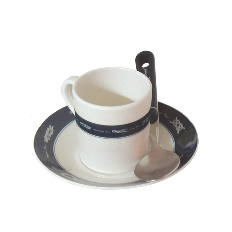 Set de 6 tasses à café et soucoupes Set de 6 tasses à café et soucoupes
