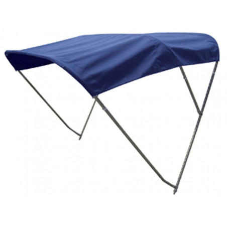 Bimini Sonnensegel INOX Blau - Breite 165/180 cm - ORANGEMARINE