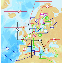 Karte Navionics Platinium+ XL3 Europa