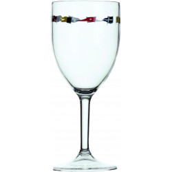 Set von 6 Gläsern mit Fuss REGATA 7.5 cm