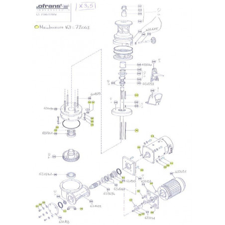 X3.5 2300/2700 W - Ersatzteile für Ankerwinde LOFRANS'