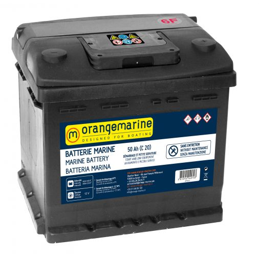Starterbatterie Orangemarine